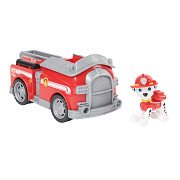 PAW Patrol Vehicle with Toy Figure - Marshall Fire Truck