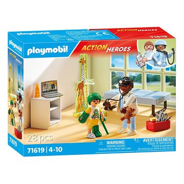 Playmobil Action Heroes Kinderarts met tTddybeer - 71620