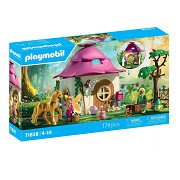 Playmobil Gezellig Sprookjeshuis met Gouden Eenhoorn en Stal - 71838
