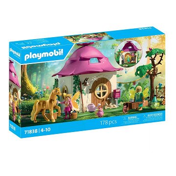 Playmobil Gezellig Sprookjeshuis met Gouden Eenhoorn en Stal - 71838