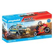 Playmobil City Action Achtervolging met Politie-ophaaldienst - 71876