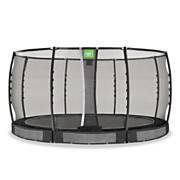 EXIT Allure Premium in-ground trampoline ø427cm - black