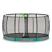 EXIT Allure Premium in-ground trampoline ø427cm - green