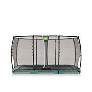 EXIT Allure Premium in-ground trampoline 214x366cm - green