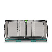 EXIT Allure Premium in-ground trampoline 244x427cm - green