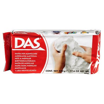 DAS Modeling Clay - White, 500gr.