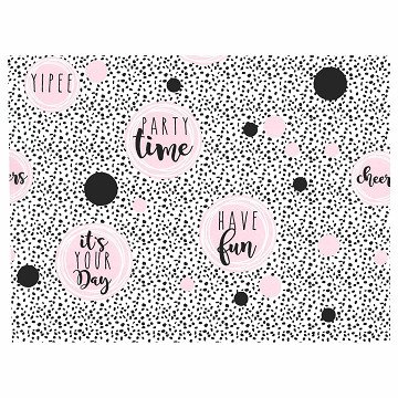 Inpakpapier Party Time, 3 mtr.