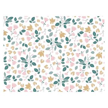 Wrapping paper Flowers and Leaves, 3 m.
