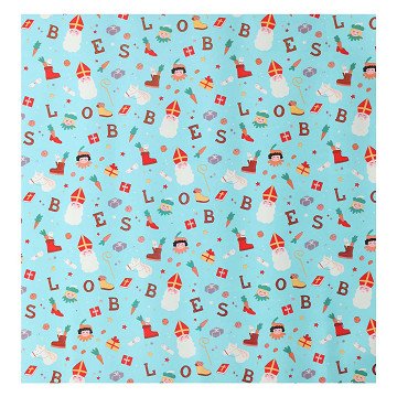 Lobbes Sinterklaas Wrapping Paper, 5mtr.