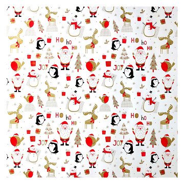 Kerst Inpakpapier, 3mtr.