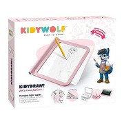 Kidywolf Kidydraw-pro A4 2in1 Leuchttisch Rosa