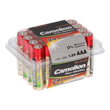 Camelion Plus Battery Alkaline AAA/LR03, 24 pcs.