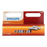 Philips Longlife Battery Zinc AAA/R03, 12 pcs.