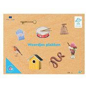 Rolf Originals - Woorden Plakken Taalspel in Houten box