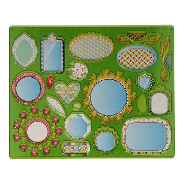 Zeichenschablone Spiegel, 27x19cm