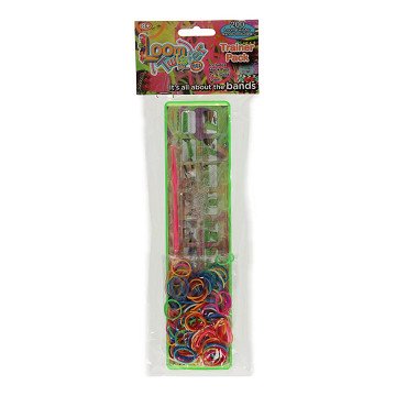 Loom Twister Loombord Groen en Bandjes, 200st.