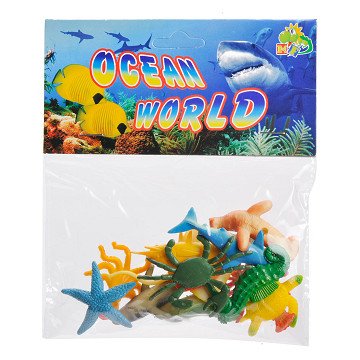 Sea animals, 12 pcs.