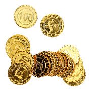 Pirate coins, 20 pcs.