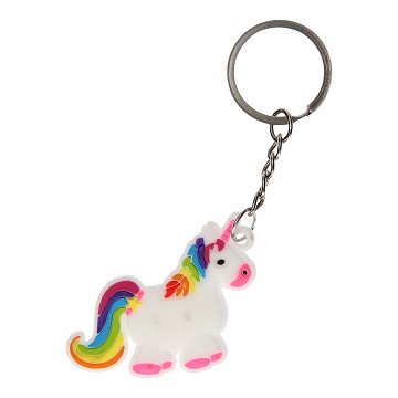 Schlüsselanhänger Einhorn Regenbogen