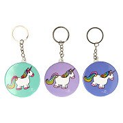 Keychain with Mirror Unicorn