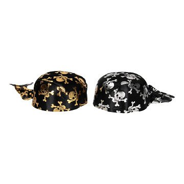 Pirate Bandana Gold/Silver