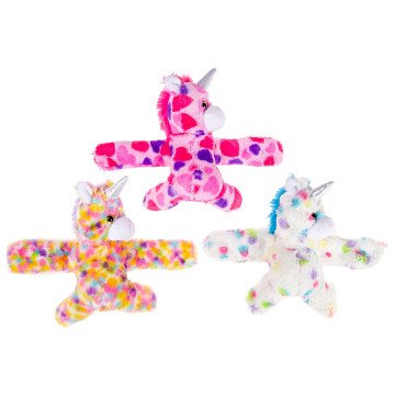 Plush Unicorn Clap Bracelet