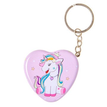 Schlüsselanhänger Herz Einhorn