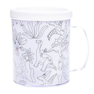 Male deine eigene Dino-Tasse aus