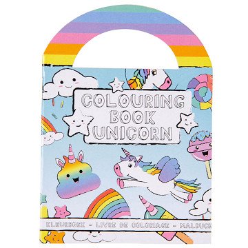 Malbuch mit Einhorn-Aufklebern