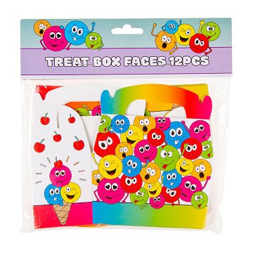 Giveaway box Smiley face, 12 pcs.