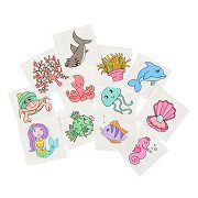 Tattoos Sea animals, 12pcs.