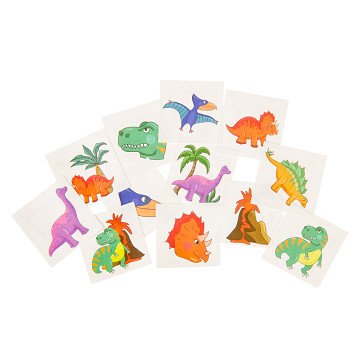 Tattoos Dinosaur, 12 pcs.