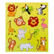 Stickervel Wilde Dieren