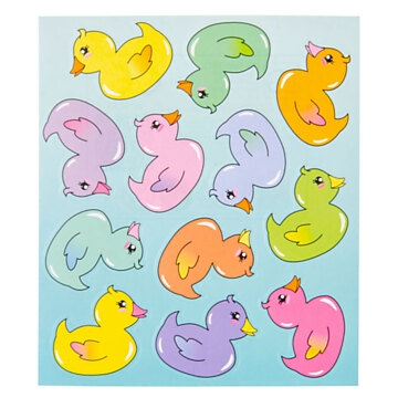 Sticker sheet ducks
