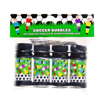 Seifenblasen Fußball, 4x50ml