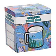 Färben Sie Ihre eigene Unterwasserwelt-Tasse