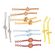 Bracelet Wild Animals, set of 12 pcs.