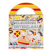 Coloring book with Sinterklaas stickers