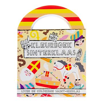 Coloring book with Sinterklaas stickers