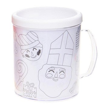 Färben Sie Ihre eigene Sinterklaas-Tasse