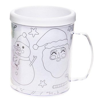 Color your own Christmas Mug