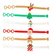 Christmas bracelets, set of 12