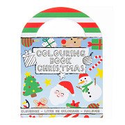 Coloring Book with Christmas Stickers