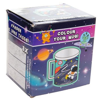 Kleur je eigen Beker Space