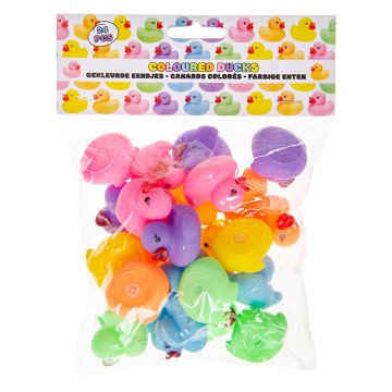 Rubber ducks Color, 24 pcs.