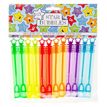 Hand-out bubble blowers Star, 12 pcs.