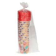 Cup with Lid and Straw Sinterklaas, 12 pcs.