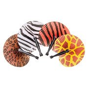 Animal print fan