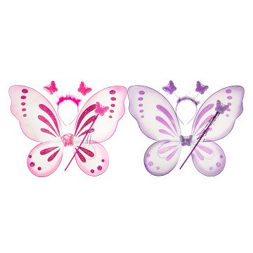 Butterfly Wings with Magic Wand & Tiara