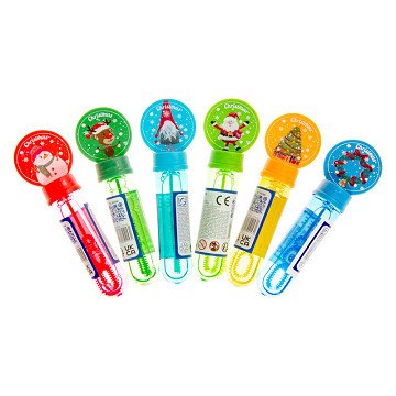 Christmas Bubble Blowers, 24 pieces